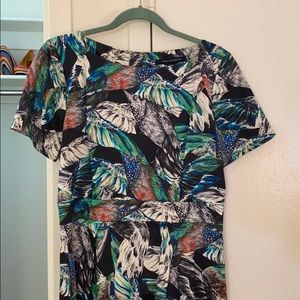 Gorgeous colorful print dress French Connection-10